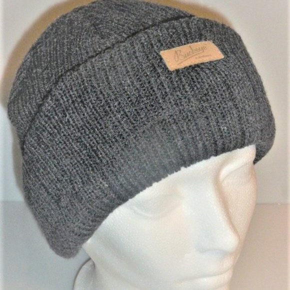Buckeye MEN'S HAT Beanie Hat Men's Winter Hat Grey Hat - Picture 1 of 10
